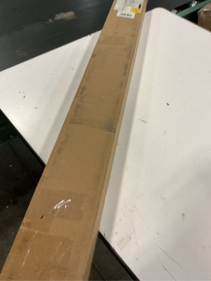 Condition photo showing New/Like New for blinds for indoor windows 1" vinyl l-shaped slats cordless mini blinds for home, 45" w × 48" h - white white 45" w × 48" h