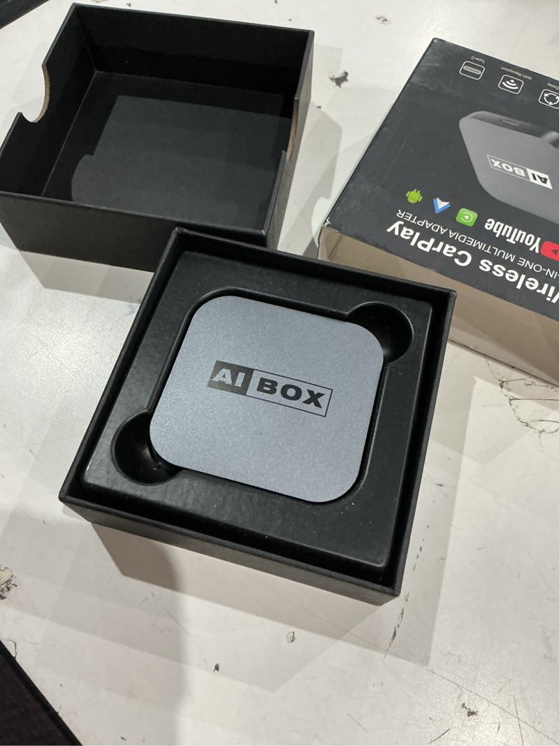 Condition photo showing Good Condition for wireless carplay adapter, car adapter with netflix fast car video plug & play, easy setup, supports netflix/youtube/tf card streaming equalizers and more for oem wired carplay/android auto cars