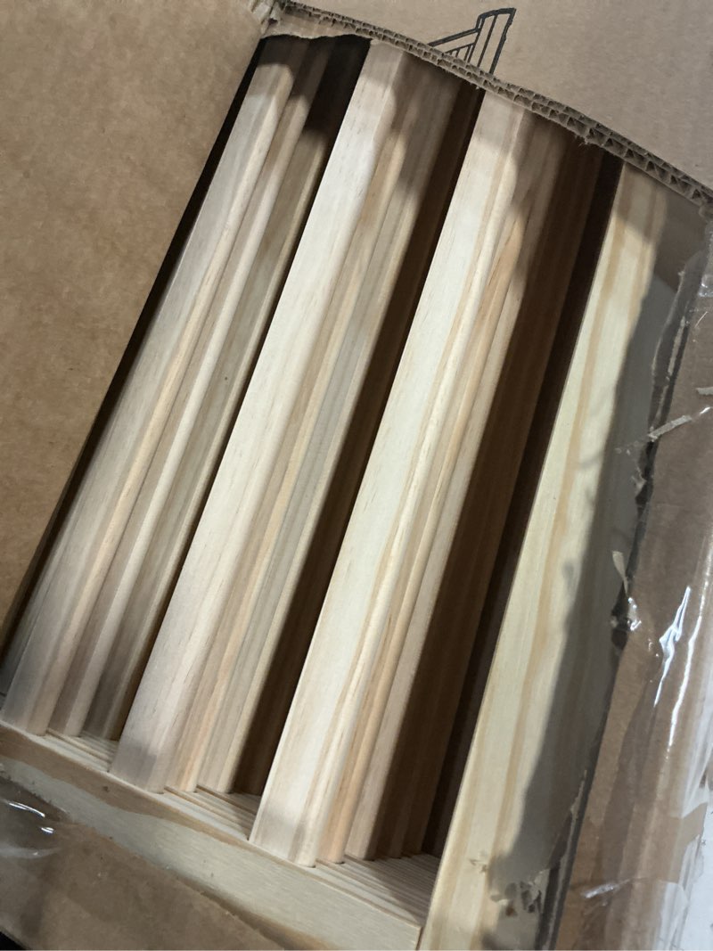 Condition photo showing Good Condition for yocan paint-free wooden freestanding dog gates for the house, doorways, stairs,wood pet fences indoor pet gate,step over fence-5 panels l:115" h:23" ?5 panels?23.6"h