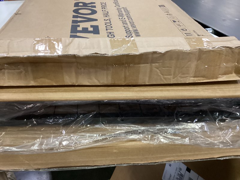 Condition photo showing New/Like New for VEVOR 2 x 5.6 in Grid Wall Panels, 2 Packs Wire Gridwall Display Racks Tower with T-Base, Floorstanding Double Side Gridwall Panels, Retail Display with Extra Clips and Hooks for Art Craft Shows