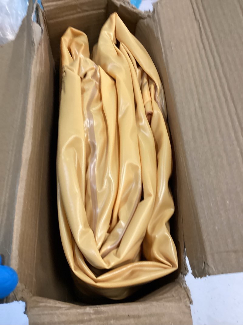 Condition photo showing As Is for swimline original 90621 giant inflatable swan pool float floatie ride-on lounge w/stable legs wings large rideable blow up summer beach swimming party lounge big raft tube decoration toys kids adults giraffe large