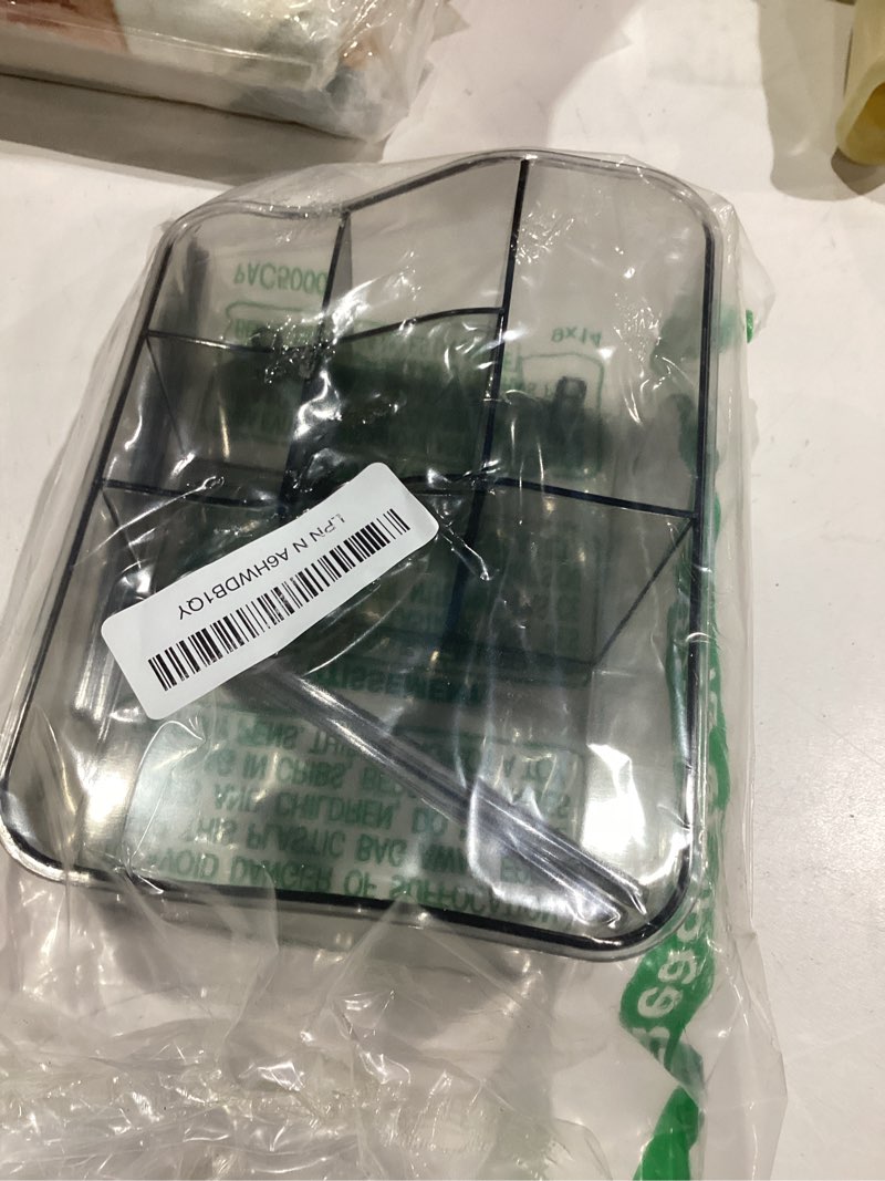 Condition photo showing Good Condition for FORUP Makeup Organizer for Vanity, 2-Tier 1-Drawer Bathroom Counter Organizer, Multi-Purpose Vanity Organizer, Skincare Perfume Organizers for Vanity Bathroom Countertop, Grey