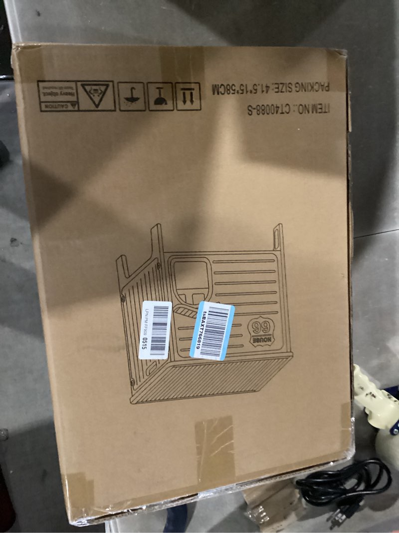 Condition photo showing New/Like New for rockever insulated outdoor cat house, waterproof cat house for outdoor cats with escape door, plastic feral cat house outdoor indoor, spacious and clean easily (grey,m) grey medium