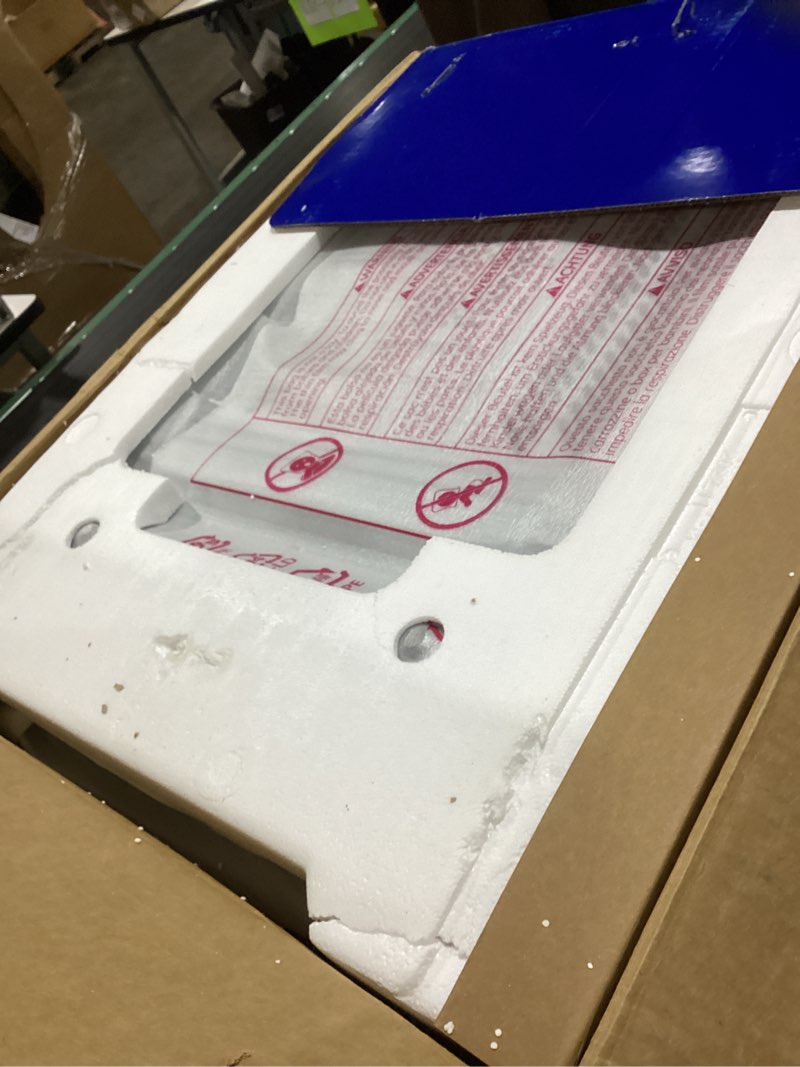 Condition photo showing New/Like New for GE Countertop Microwave Oven,1, 200-watt Capacity, 2.0 Cubic Ft., 8 Auto Setting Cooking Settings, Child-Lock Technology, Kitchen Essentials for the Countertop, Dorm Room or Apartment, Stainless Steel 2.0 Cu.Ft. Stainless Steel