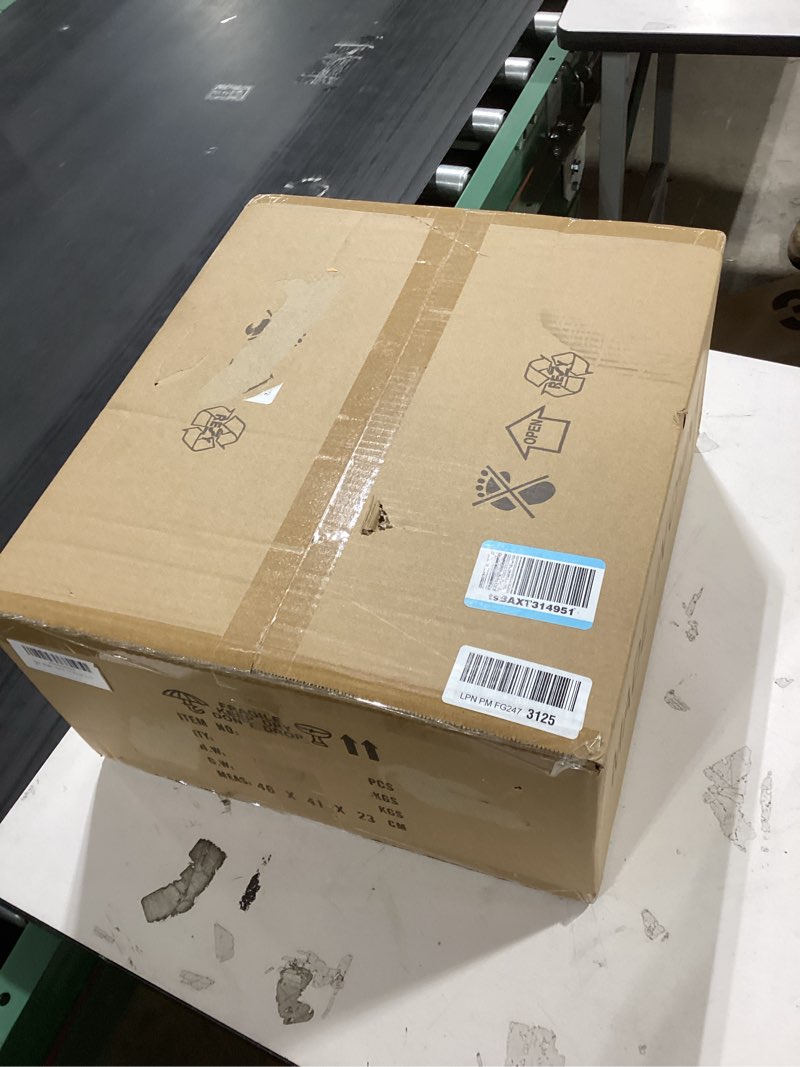 Condition photo showing New/Like New for Contemporary Linen Shade Sconce, Stainless Steel White Linen Shade Wall Sconce, Wall Light for Bedroom, Living Room, Entryway, Kitchen Black