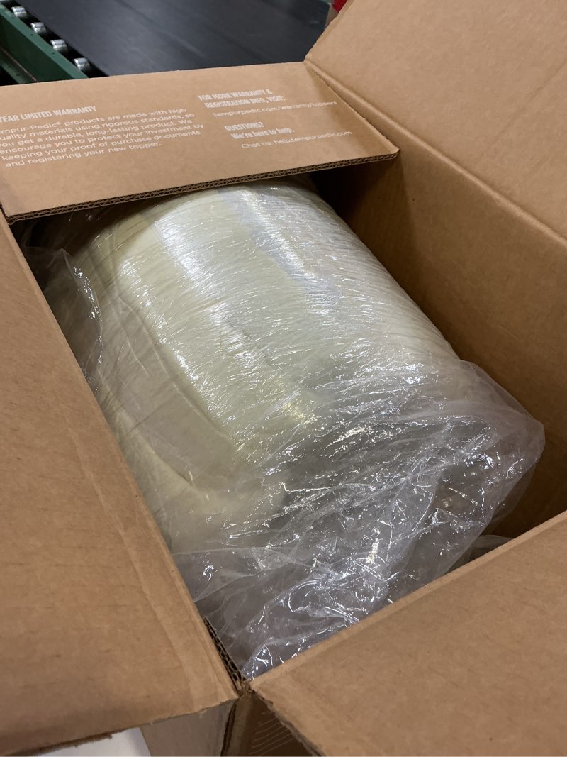 Condition photo showing New/Like New for tempur-cloud 2-inch mattress topper, queen,white queen 2"