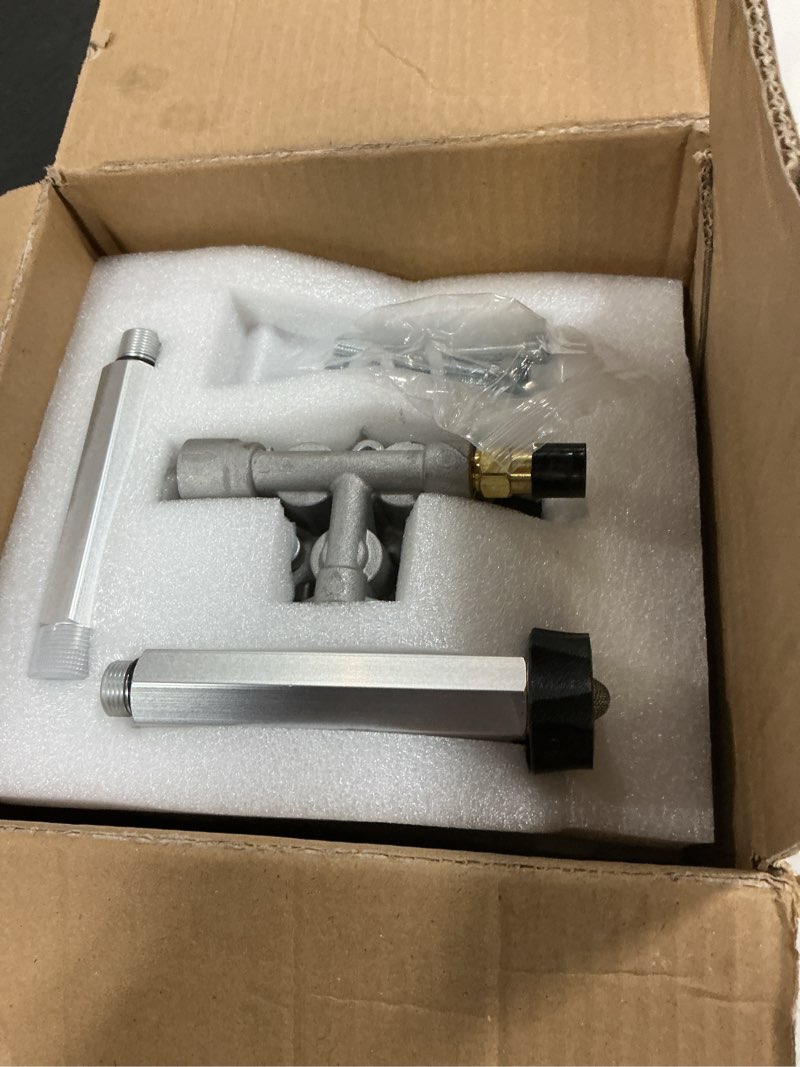 Condition photo showing Good Condition for yamatic vertical 7/8" pressure washer pump — front inlet/outlet, 3000 psi 2.5 gpm — replacement for select troy bilt, craftsman, karcher, brute, homelite 3000psi