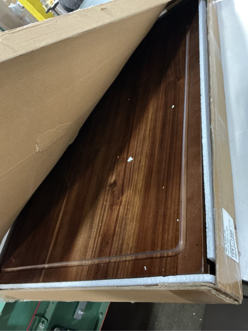 Condition photo showing Good Condition for BLUEWEST Noodle Board Stove Cover with Handles, 3 in 1 Wood Stove Top Covers Board for Gas Burners and Electric Stove, Wooden RV Stovetop Cover, Tray for Kitchen Counter Space with Juice Grooves Walnut