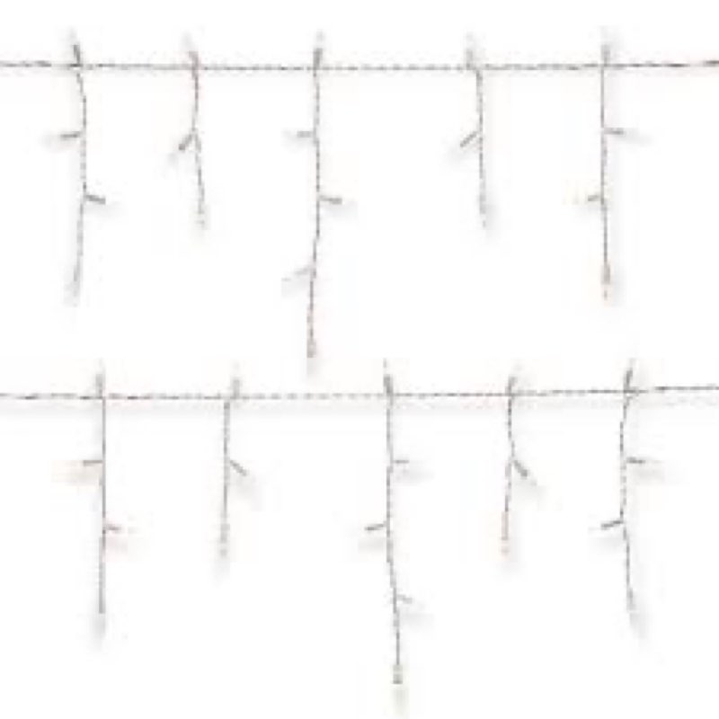 Warm White LED Icicle 