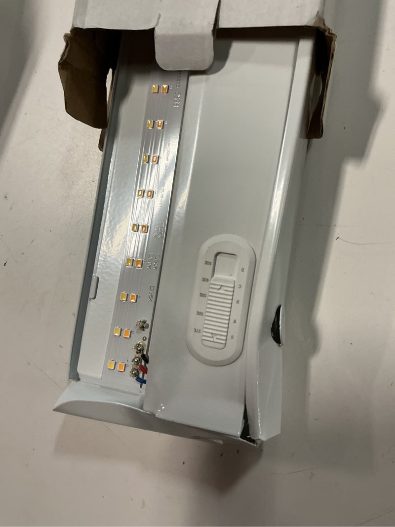 Condition photo showing Good Condition for 18” led direct wire under cabinet light - dimmable undercounter led lights for kitchen - selectable cct 2700k-5000k, 612-648 lumens, 9w - ucb series hardwired under cabinet lighting by nicor lighting