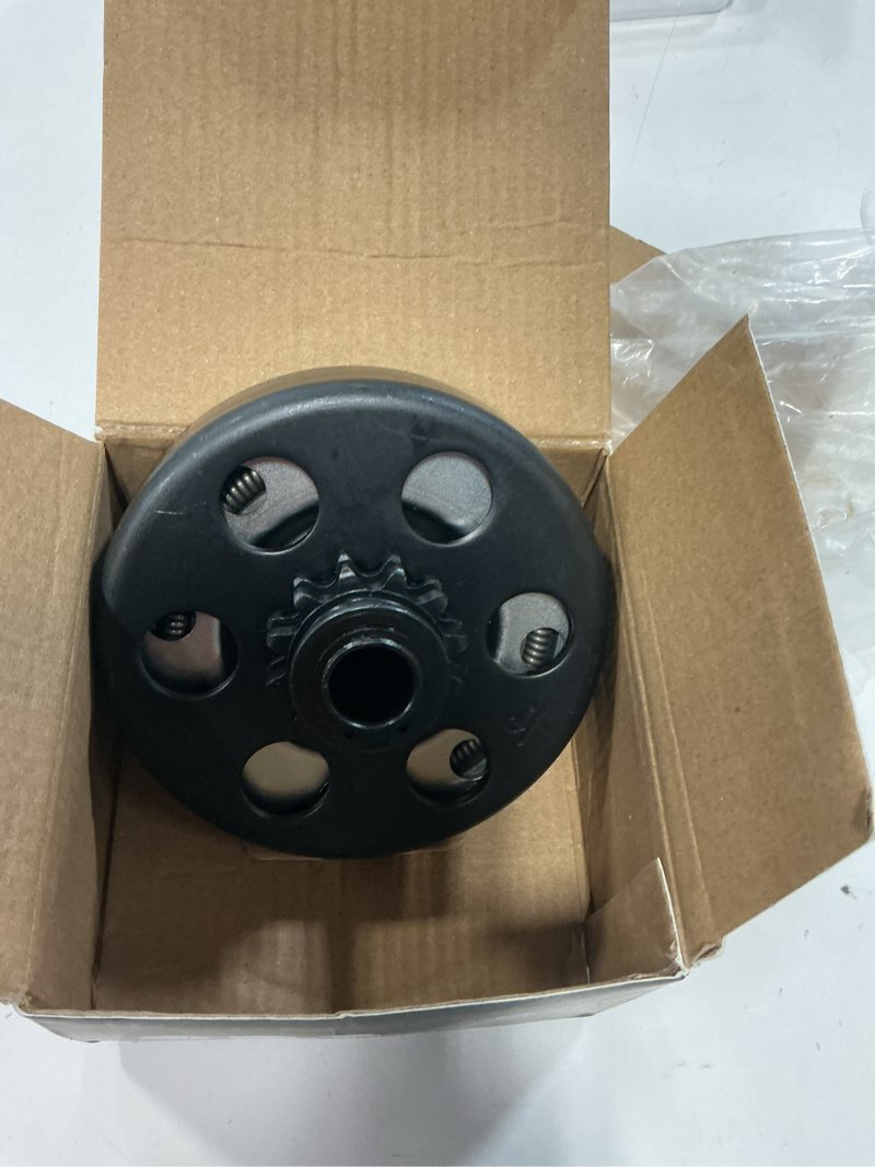 Condition photo showing Good Condition for fdj centrifugal clutch 5/8" bore 12 tooth go kart clutch for 35 chain 2.8hp and 97cc engines 5/8 12t