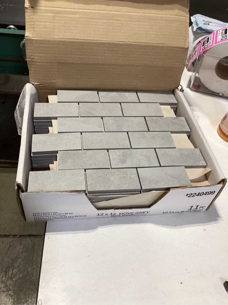Condition photo showing Good Condition for gbi 12x12 dove grey