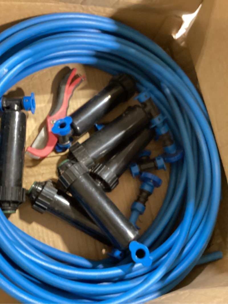 Condition photo showing As Is for orbit 50020 all-in-one automatic watering system sprinkler system small area