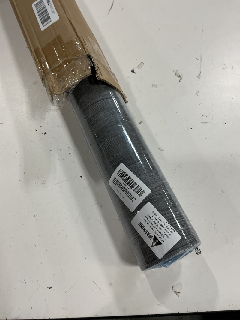 Condition photo showing New/Like New for peel and stick floor tiles vinyl flooring roll 23"x 393"/64 sq.ft linoleum laminate floor tiles peel and stick self adhesive waterproof grey wood plank sheet flooring sticker for home room 23.6"w x 393"l dark wood 1