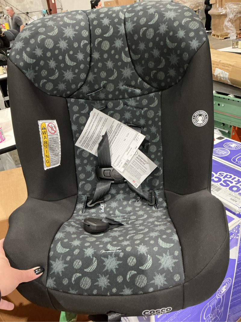 Condition photo showing Good Condition for cosco kids scenera extend infant & toddler convertible car seat, moonlit night, black