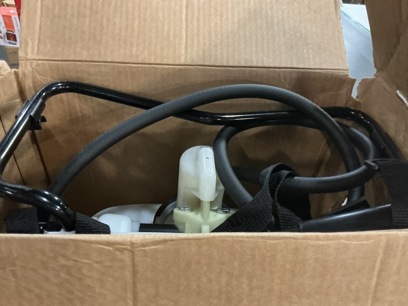 Condition photo showing As Is for chapin 60114 backpack sprayer, 4?gallon pump sprayer, translucent poly tank, 3?stage filtration, adjustable poly cone nozzle & 20" wand for lawn & garden weed, pest & fertilizer applications