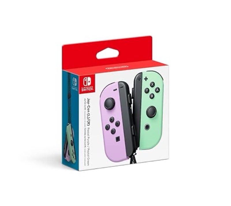 sylphidara replacement for nintendo switch controller, switch controllers compatible with nintendo switch/oled/lite, support dual vibration/6-axis gyro/motion control/wake-up (purple&green)