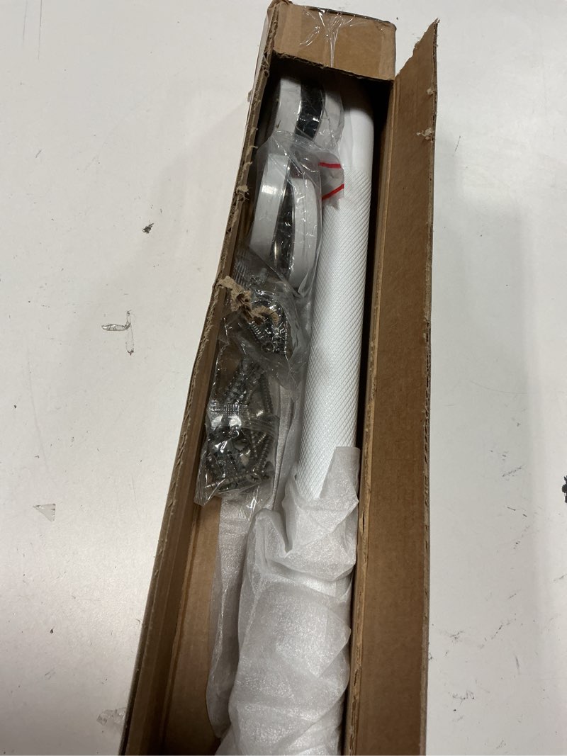 Condition photo showing Good Condition for Grab Bars for Shower, 2 Pack 18-Inch Anti Slip Shower Handles for Elderly, Safety Shower Grab Bar, Stainless Steel Handicap Grab Bars for Bathroom (White 1" Diameter) 18 Inch White 2