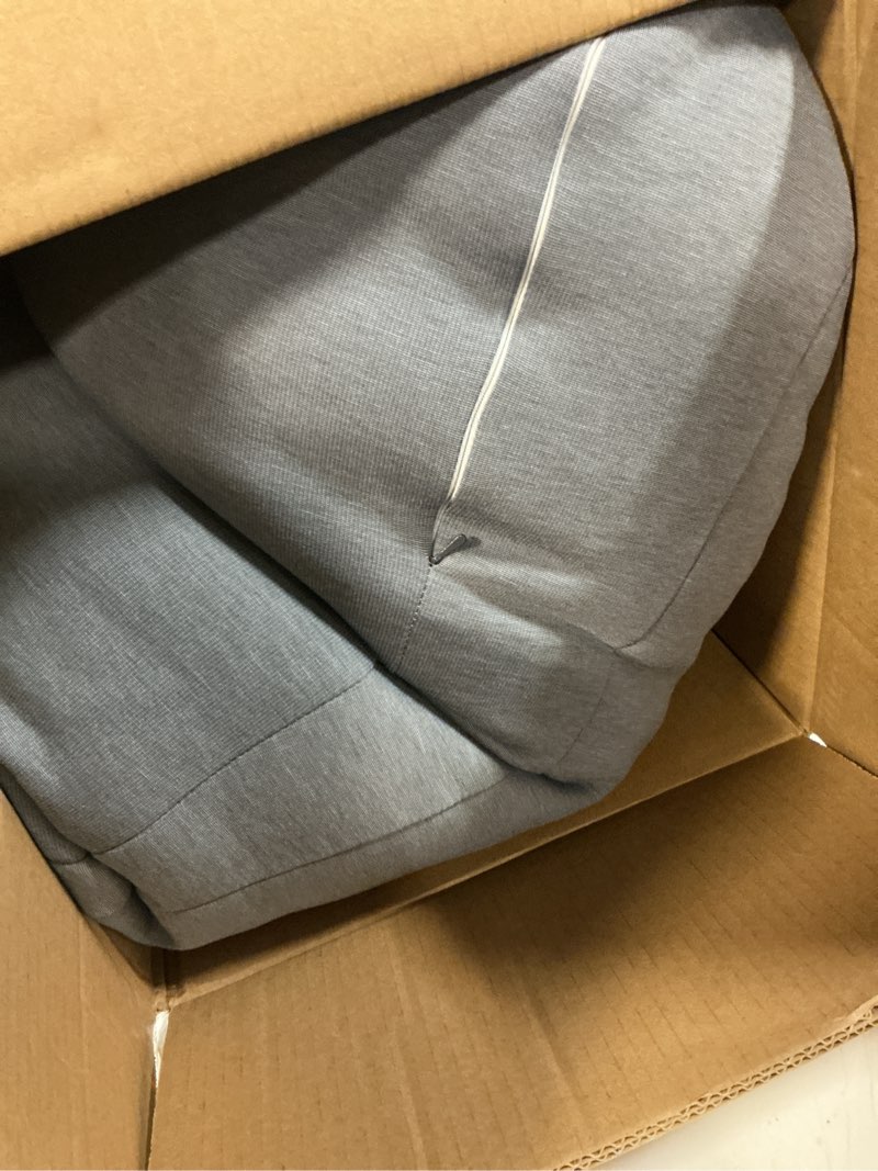Condition photo showing As Is for casper sleep backrest pillow, one size, gray bed pillows