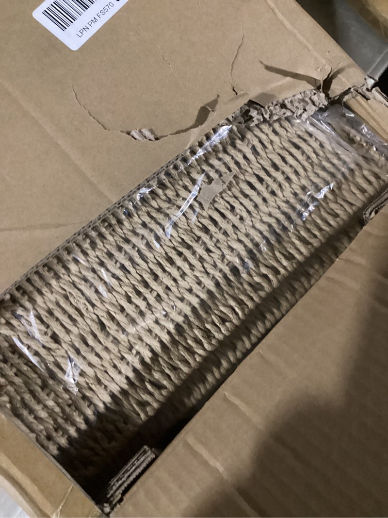 Condition photo showing Good Condition for Foldable Storage Baskets with Handles Paper Rope Storage Baskets Rectangle Collapsible Hand Woven Storage Cubes Bins for Organizing Shelves Living Room Bedroom Pantry (4, 13'' x 13'' x 13'') 13'' x 13'' x 13'', set of 4 Natural