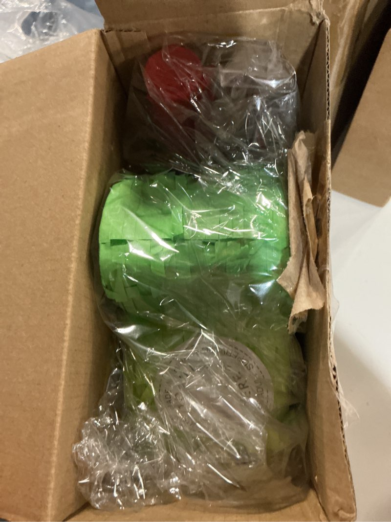 Condition photo showing Good Condition for meooeck red chili pepper piñata with piñata stick and blindfold, fiesta piñata funny piñata for hot pepper festival chili themed birthday party supplies decoration, 13.39 x 6.3 x 3 inch