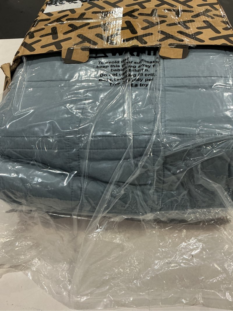 Condition photo showing Good Condition for horimote home 100% cotton quilt set king size, adriatic blue pre-washed bedspreads coverlet set in geometric pattern, cozy lightweight stitching decorative bedding cover with 2 shams for all season adriatic blue king