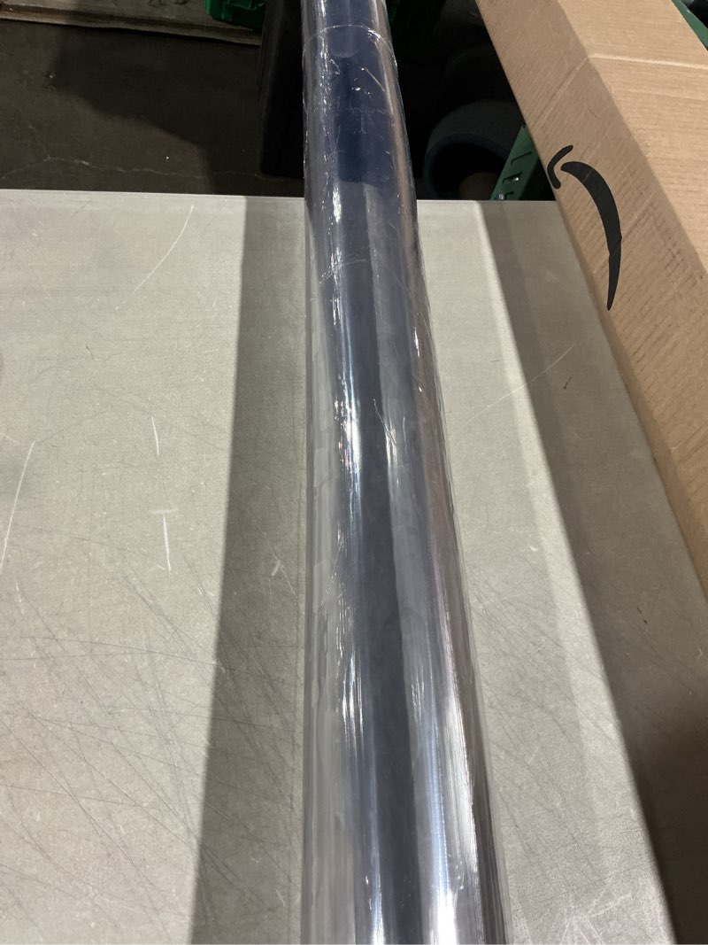 Condition photo showing Good Condition for clear table protector 48 x 96 inch, 1.5mm thick plastic table cover, waterproof pvc clear table cover protector, desk protector mat, writing desk pad for desktop, coffee & dining room table 48" x 96" (rectangular) crystal clear