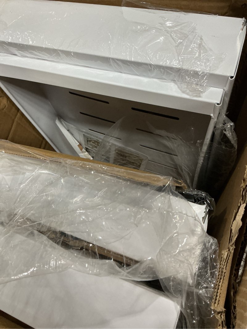 Condition photo showing Good Condition for seinloes 4 pack pull out cabinet organizer 21" deep,full extension 3 slide rails slide out drawers with raising pad for framed cabinets,expandable width (12.3"-20.5"),no drill roll out shelves,white white 21"d x 12.3"-20.5"w(4pack)