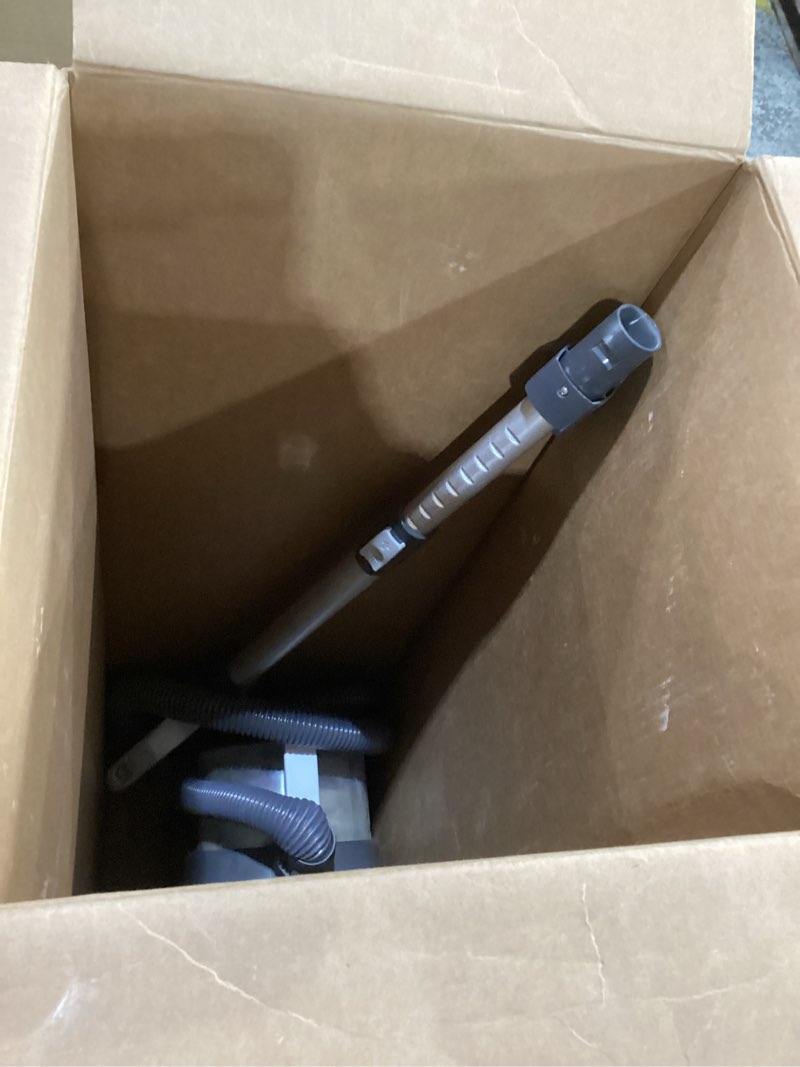 Condition photo showing As Is for Kenmore DC5070 500 Series Bagless Canister Vacuum with Hair Eliminator Brushroll?2-Motor Cyclonic Technology, HEPA Filtration & 24' Auto Cord Rewind for Pet, Carpets, Hard Floors, Stairs, White Hair Eliminator Bagless Canister