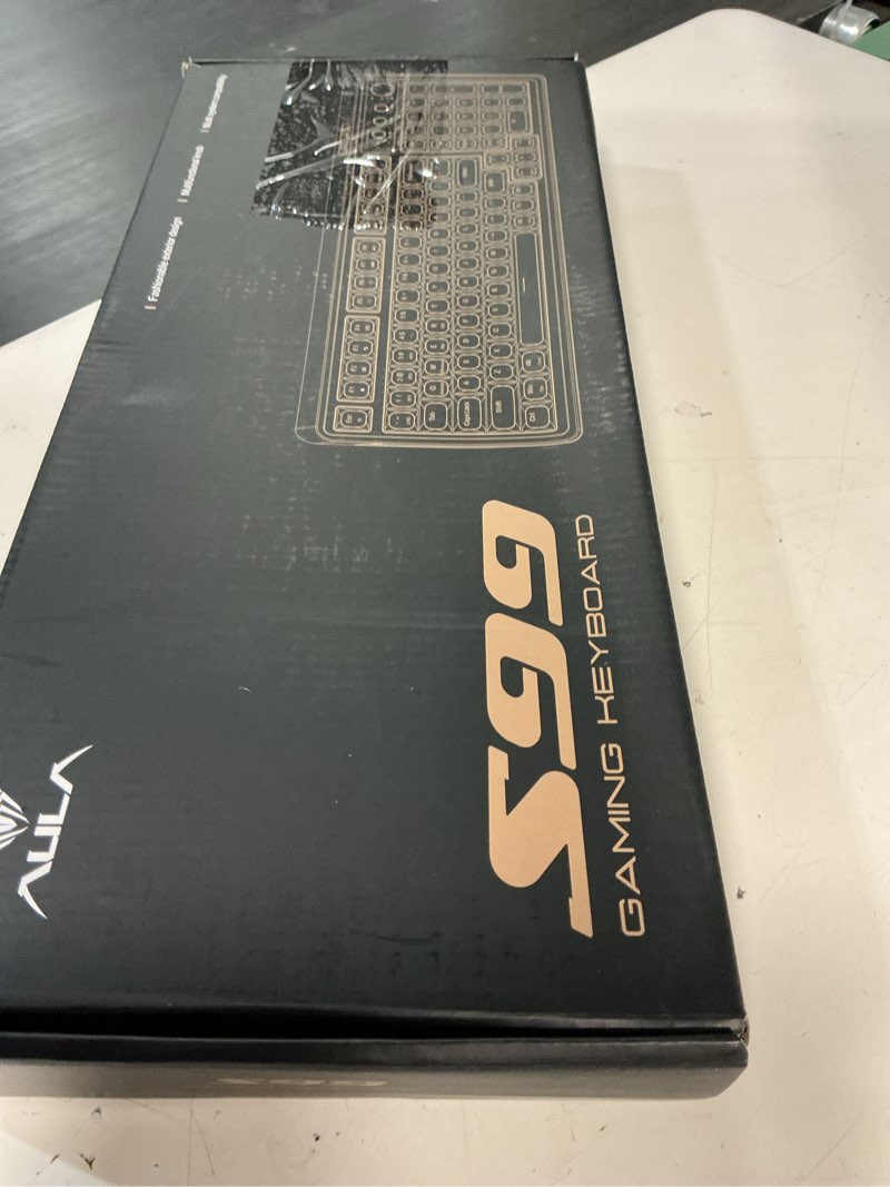 Condition photo showing New/Like New for aula 99 wireless keyboard, custom computer keyboard, tri-mode bluetooth 5.0/2.4ghz/usb-c cute creamy gaming keyboards with number pad, rgb backlit media knob programmable keybaord for pc gamer - grey grey-black-white
