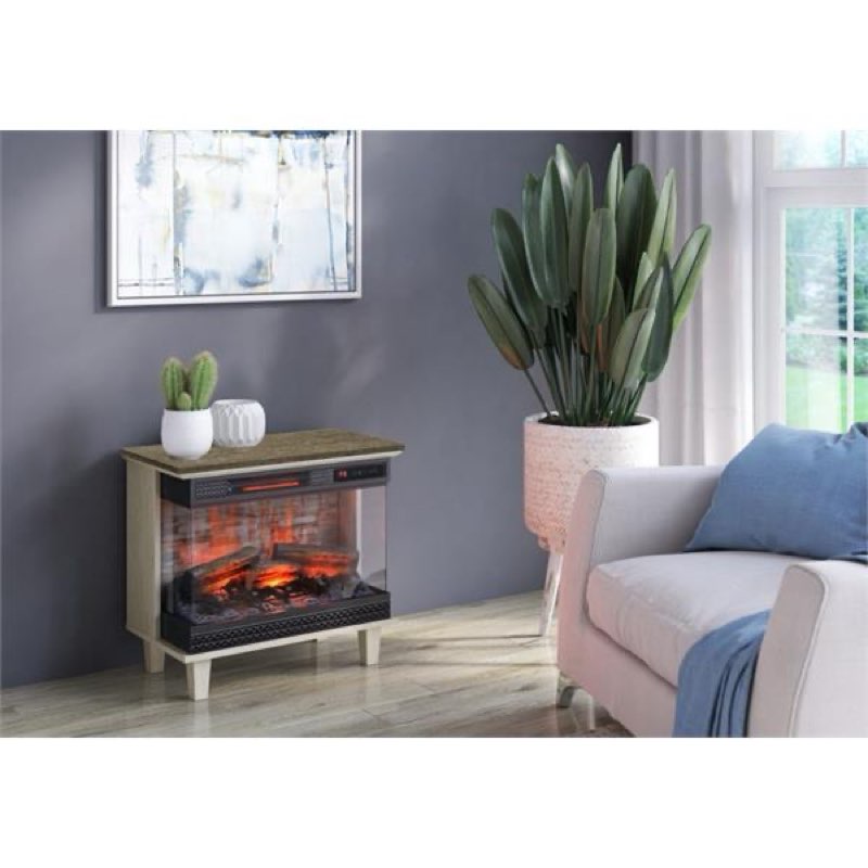 duraflame panoglow electric fireplace antique white