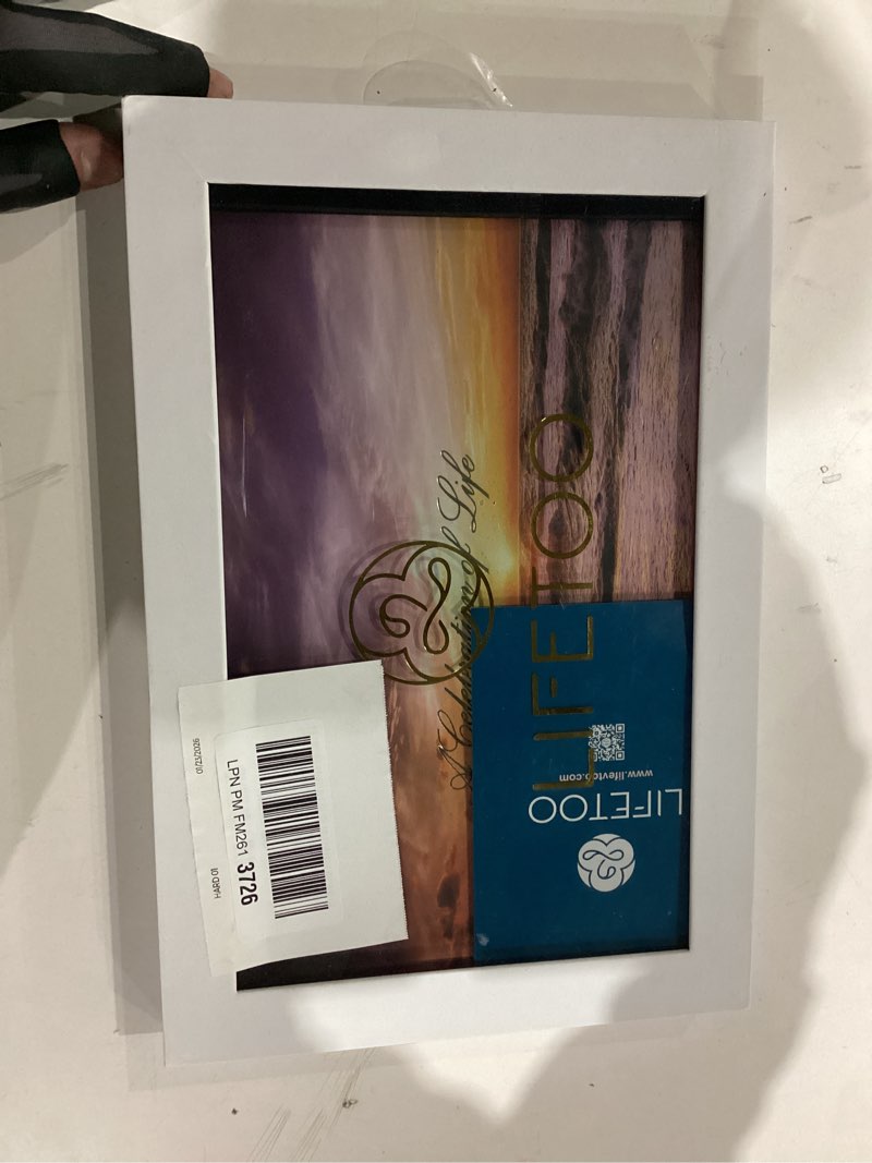 Condition photo showing New/Like New for lifetoo ocean funeral guest book w/pen (12" x 8", 400+ guests), celebration of life guest books, memorial service guest book sign for funerals | guest book for funeral, memory book for funeral guest memorialservice
