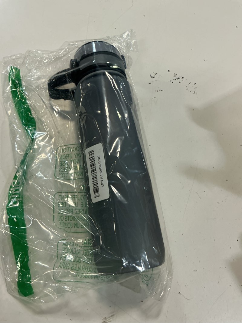 Condition photo showing Good Condition for embrava sports water bottle 32oz - fast flow flip top lid - bpa & bps free leakproof reusable - lightweight non-toxic tritan plastic 1 liter - gym hiking office school travel gray