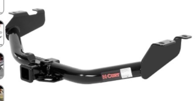 CURT 13322 Class 3 Trailer Hitch, 2-Inch Receiver, Round Tube Frame