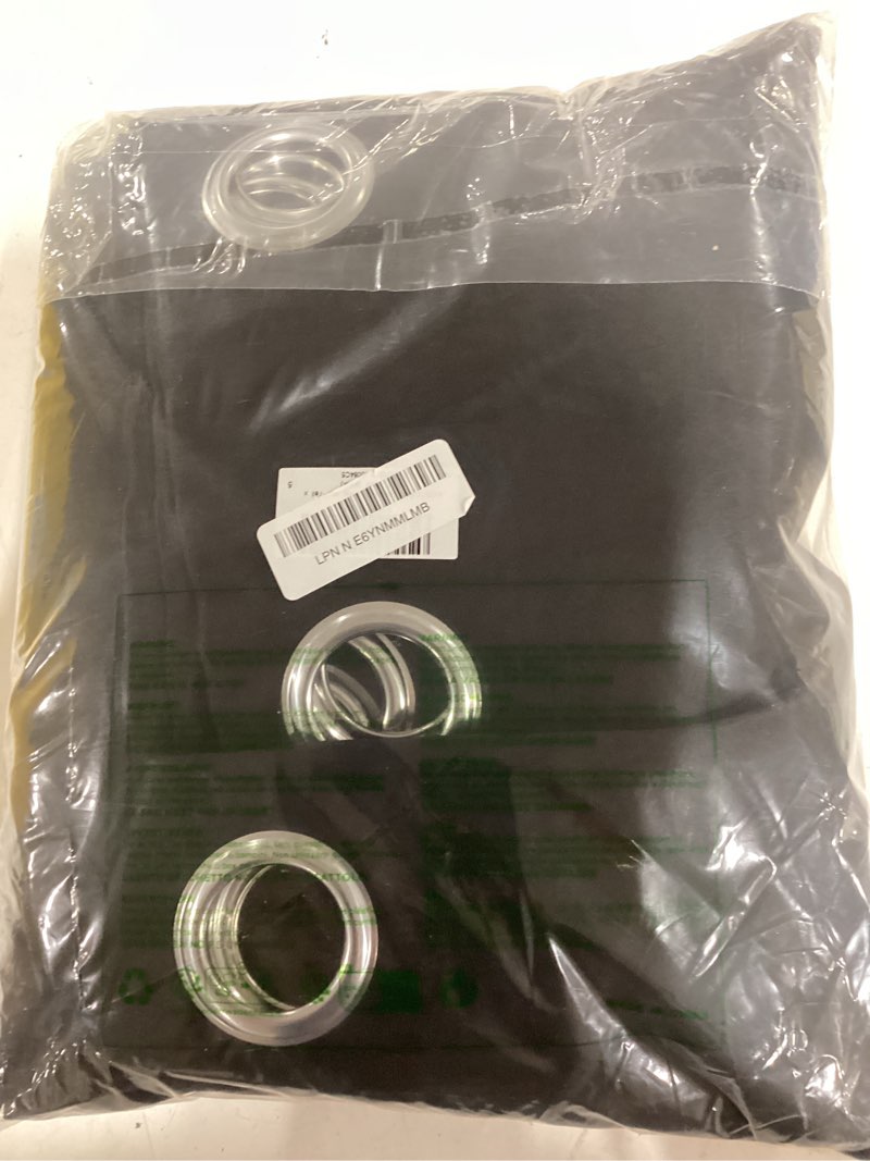 Condition photo showing Good Condition for nicetown lower noise room divider curtain screen partitions, blackout sound reducing divider room panel for doorway/glass window/sliding door/patio (1 panel, 7ft tall x 8.3ft wide, black) black 100"w x 84"l (pack of 1)