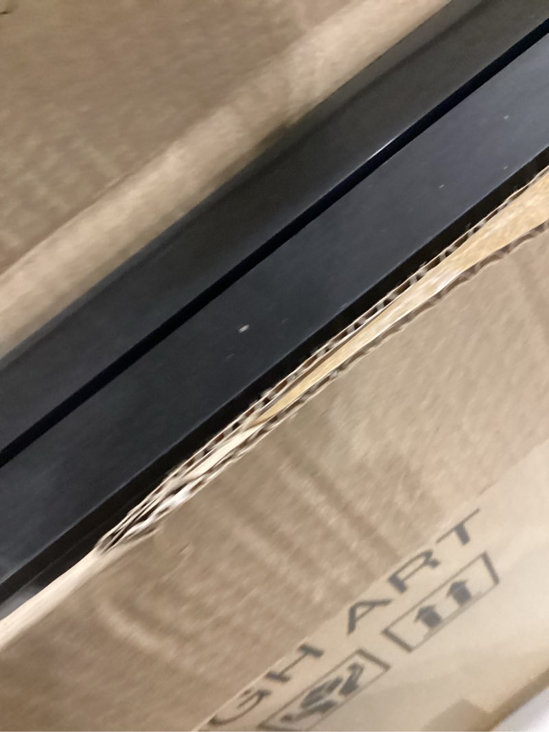 Condition photo showing Good Condition for Large Framed Black and White Abstract Wall Art, 2 Piece Modern Canvas Prints Paintings Artwork for Walls, Minimalist Black Lines Pictures for Living Room Hallway Bedroom Office Wall Decor 20" W x 30" H x 2Pcs Black Strokes