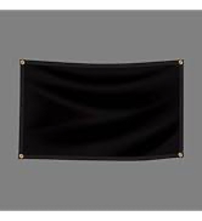 BannerBuzz Blank Vinyl Plain Banner, 11 Oz Waterproof Lightweight Foldable DIY PVC Flex, Schools Hom