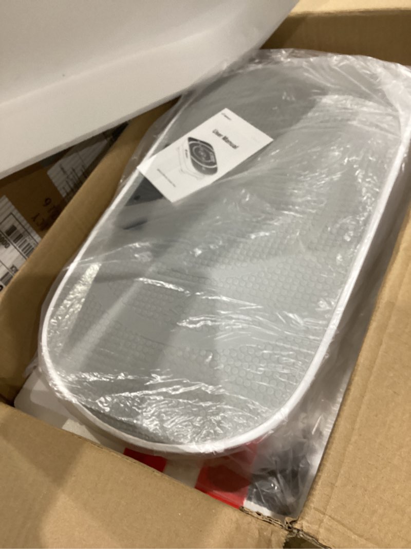 Condition photo showing Good Condition for merach vibration plate exercise machine, vibration plate 440 lbs capacity, bluetooth and silicone pedal, stimulate deep fat, vibration plate for lymphatic drainage, vibrating for weight loss white