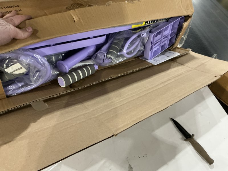 Condition photo showing As Is for Pilates Equipment, Pilates Board - Multifunctional Pilates Reformer, Reformer Pilates Machine with Reps,Kcal & Timer Display, Home Pilates Kit with Resistance Bands - Workout Sets for Women