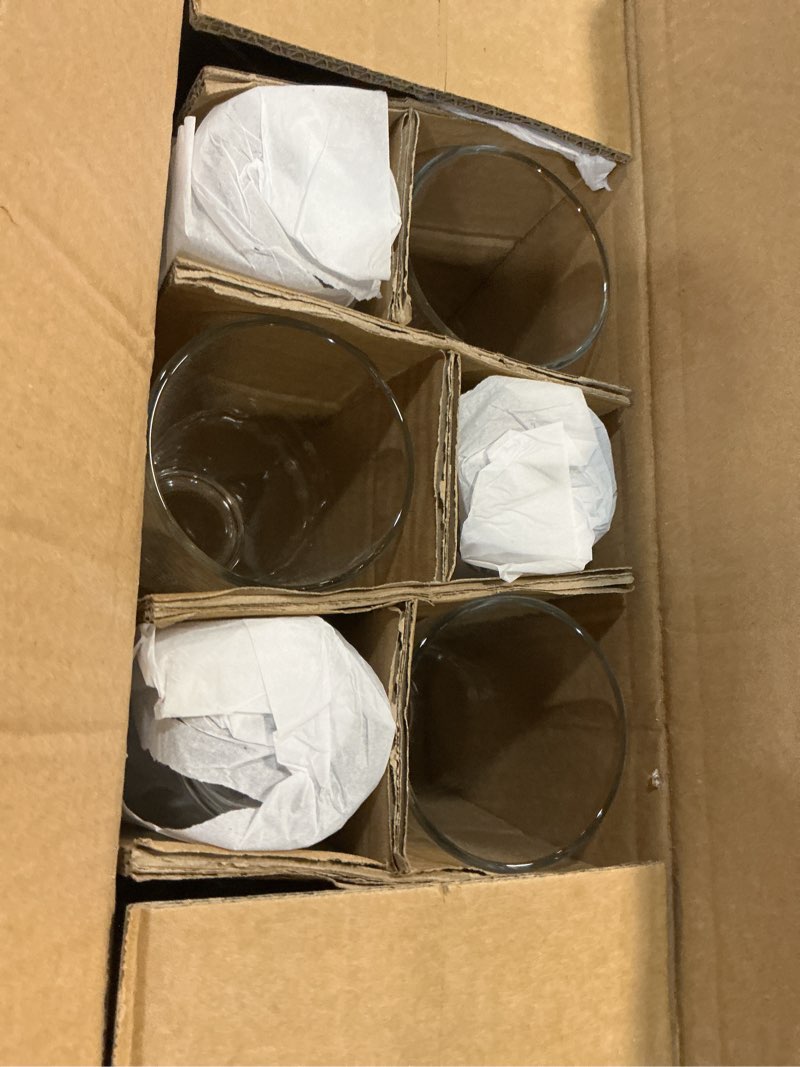 Condition photo showing New/Like New for drinking glasses - set of 10-16oz. margarita glass cups - dishwasher safe cocktail clear heavy base tall beer glasses, water glasses, bar glass, wine, juice, iced tea