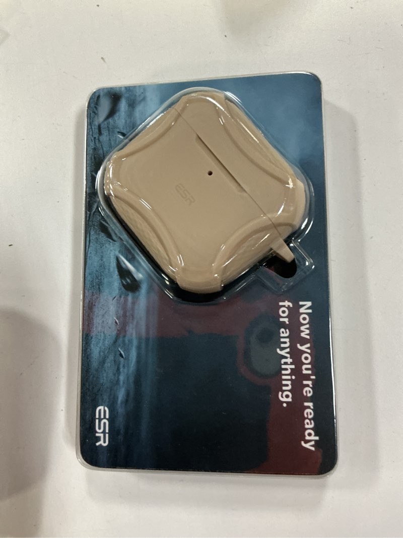 Condition photo showing Good Condition for ESR for AirPods 4 Case, Compatible with AirPods 4th Generation Case (2024), Compatible with MagSafe, Powerful Drop Protection, Magnetic Lid, Cyber Series, Desert Titanium Desert Titanium AirPods 4 Case