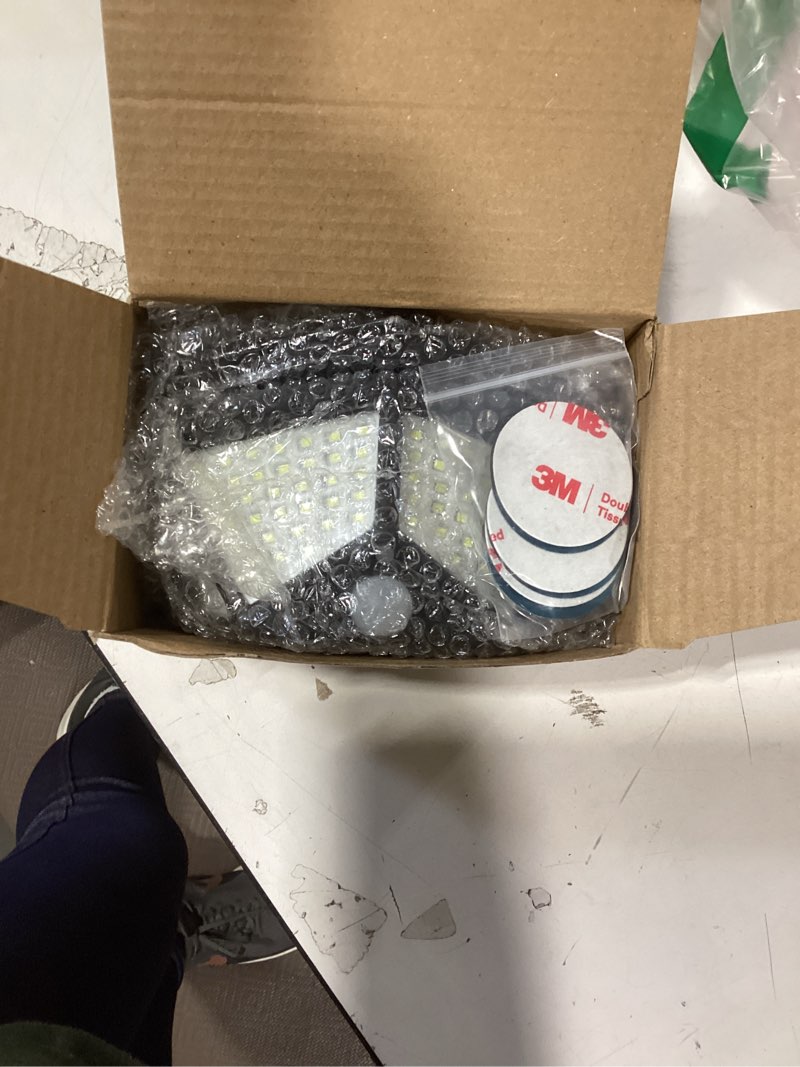 Condition photo showing New/Like New for 2 pack magnetic rv solar light, motion sensor porch and awning lights, solar charged, rv accessories for outside, multiple modes, compact for campers trailers