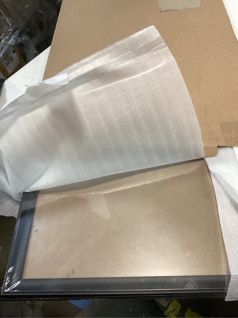 Condition photo showing New/Like New for 16x33 Picture Frame Solid Wood Black,Suitable for Panoramic Photo/Posters/Painting/Group Photo/Puzzle (A23B1633)