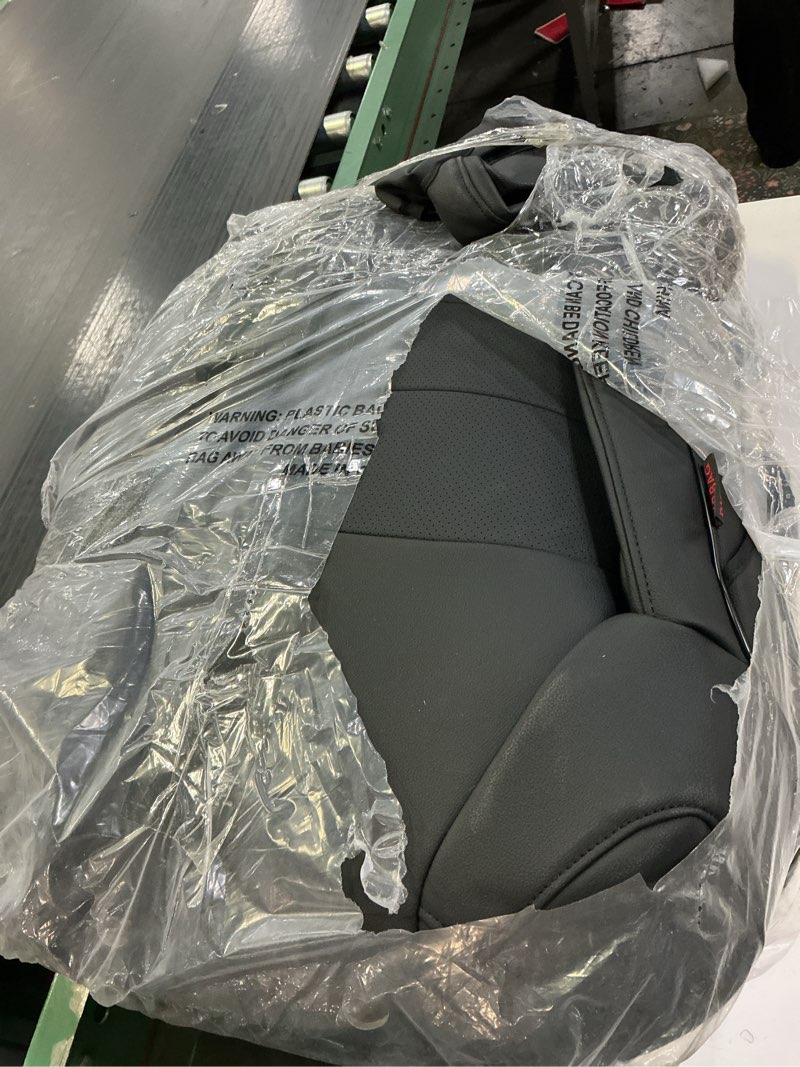 Condition photo showing Good Condition for ( similar )Car Seat Cover Full Set, Leather Car Seat Cover, Waterproof Seat Covers, Car Seat Cushion, Nappa Leather Seat Covers Car Seat Protector Universal Fit Most Cars Black Black Full Set