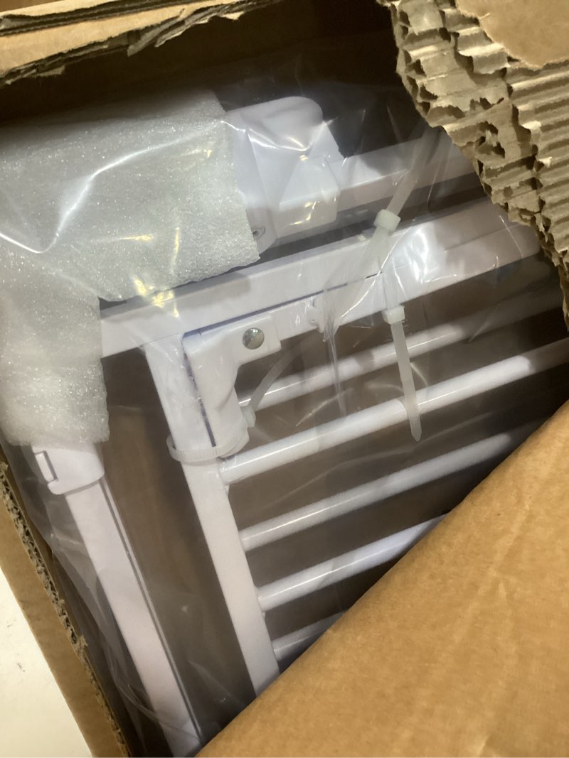 Condition photo showing New/Like New for betertek 45-80" extra wide baby gate for large openings-no bottom bar&extra wide walk thru door, chew&impact resistant metal heavy duty dog gate, hardware mount safety indoor extra long pet gate