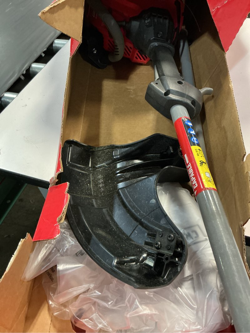 Condition photo showing As Is for craftsman ws2200 25-cc 2-cycle 17-in straight shaft attachment capable gas string trimmer
