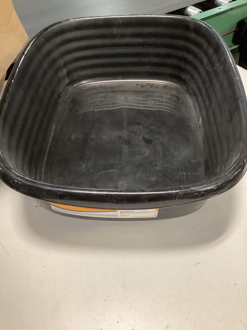 Condition photo showing As Is for arm & hammer large sifting litter box scoop free cat litter tray with microban, made in usa