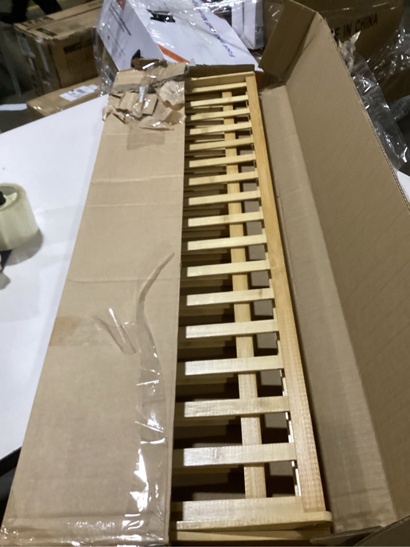 Condition photo showing As Is for Choclaif Free Standing Shoe Racks for Closet, Shoe Shelf Bamboo Shoe Rack for Bedroom, Entryway Hallway Closet Living Room Organizer(3 Tier) 3 Tier Natural