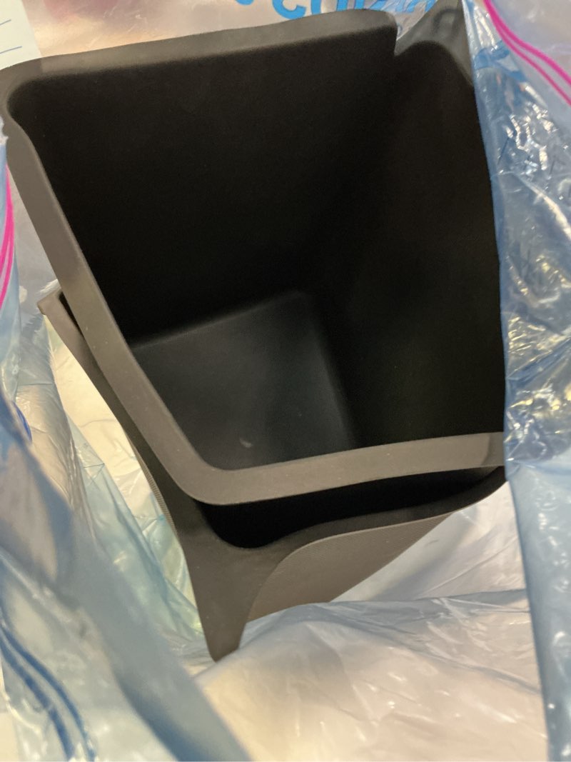 Condition photo showing Good Condition for basenor new version 2022-2024 tesla model y trunk organizer trunk storage bins with carpeted lid, waterproof rear side box interior accessories for model y 5-seater 2022-2024 5-seat model y