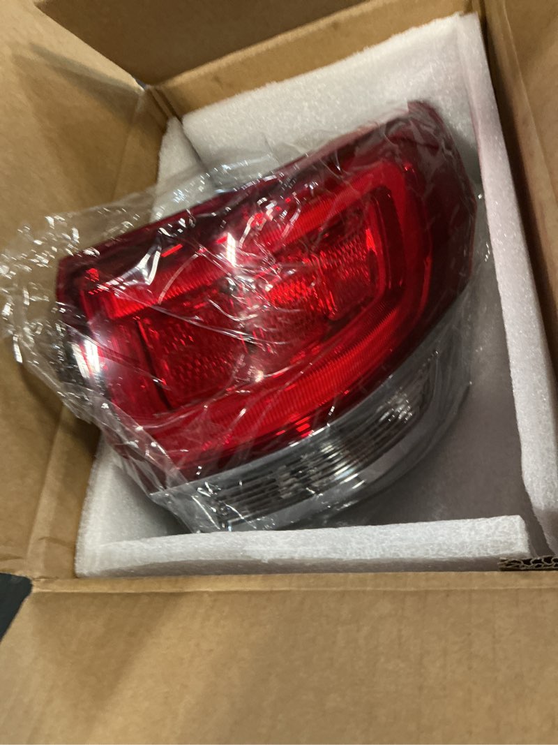 Condition photo showing New/Like New for boine tail light compatible with 2014-2021 jeep grand cherokee laredo/limited/overland/summit turn signal back up rear light - bulb included (outer left driver side)